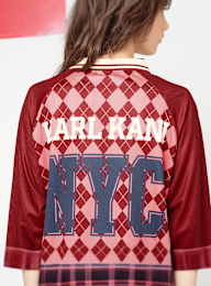 Karl Kani, Script Mesh Print Jersey Longsleeve, multicolor, Afbeelding 4 van 5