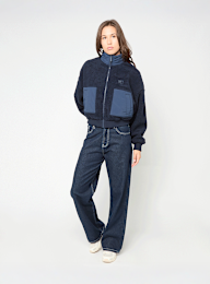 Karl Kani, OG Crop Teddy Bomber Jacket, blue, Image 5 of 5