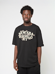 New Era, NEW ERA FLORAL OS TEE NEW ERA BLK, black, Image 1 of 5
