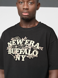 New Era, NEW ERA FLORAL OS TEE NEW ERA BLK, black, Image 3 of 5