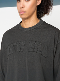 New Era, NEW ERA WASHED OS TEE NEW ERA BLK, black, Image 3 of 4