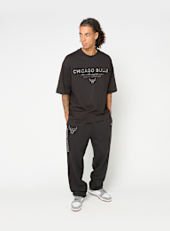 New Era, NBA LINEAR GRAPHIC BOX TEE CHICAGO BULLS BLK, black, Image 5 of 5