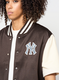 New Era, MLB BOMBER JCKT NEW YORK YANKEES BRS, brown, Image 3 of 5