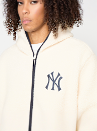 New Era, HOODED SHERPA NEW YORK YANKEES OFW, beige, Image 3 of 4