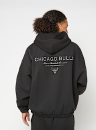 New Era, NBA LINEAR OS ZT HOODIE CHICAGO BULLS BLK, black, Image 1 of 6