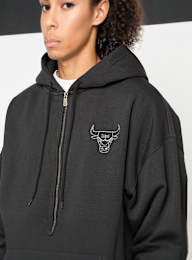 New Era, NBA LINEAR OS ZT HOODIE CHICAGO BULLS BLK, black, Image 3 of 6