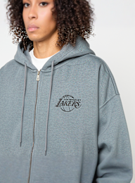 New Era, NBA LINEAR OS ZT HOODIE LOS ANGELES LAKERS SPG, blue, Image 3 of 5