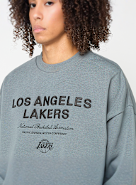 New Era, NBA LINEAR GRAPHIC BOXY CREW LOS ANGELES LAKERS SPG, blue, Image 3 of 5
