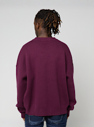 Prohibited, Contrast SC Knit Sweater, red, Image 2 of 4