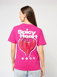 Miss Tee, Spicy Heart Tee, light pink, Image 1 of 5
