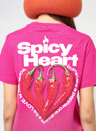 Miss Tee, Spicy Heart Tee, light pink, Image 4 of 5