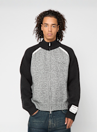 Another Cotton Lab, Another Zip Knit Cardigan, grey, Image 1 of 6