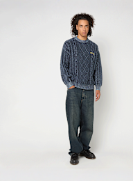 Another Cotton Lab, Another Kable Knit Sweater, blue, Image 5 of 5