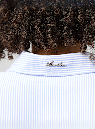 Another Cotton Lab, Everyday Oxford Shirt, blauw, Afbeelding 5 van 6