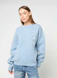 Another Cotton Lab, Far Away From Home Knit Sweater, blue, Image 2 of 5