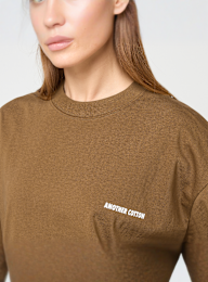 Another Cotton Lab, Yoga & Tequila T-Shirt, green, Image 4 of 5