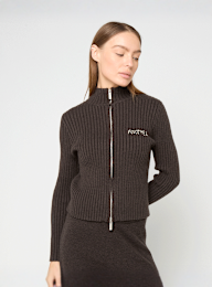 Another Cotton Lab, Another Scribble Zipper, brown, Image 1 of 4