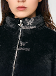 Felicious, Teddy Logo Jacket, black, Image 3 of 5