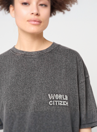 Felicious, Vinatge Oversize T-Shirt Rhinestones, grey, Image 3 of 5