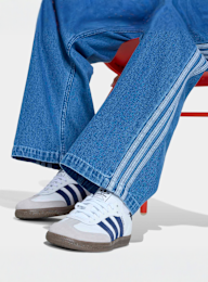 adidas Originals, Firebird Denim Trackpants, blue, Image 4 of 5