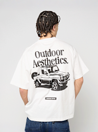 Another Cotton Lab, Outdoor Aesthetics T-Shirt, wit, Afbeelding 1 van 5