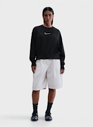 Nike, Sportswear Phoenix Fleece Oversized Crew, black, Image 5 of 5