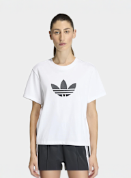 adidas Originals, Trefoil Boxy Tee, white, Image 1 of 4