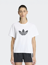 adidas Originals, Trefoil Boxy Tee, wit, Afbeelding 1 van 4