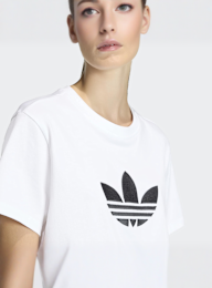 adidas Originals, Trefoil Boxy Tee, wit, Afbeelding 3 van 4