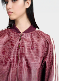 adidas Originals, Superstar Pleather Jacket, red, Image 3 of 4