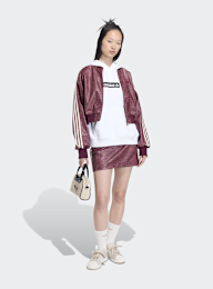 adidas Originals, Superstar Pleather Jacket, red, Image 4 of 4