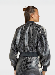 adidas Originals, SST Pleather Jacket, black, Image 2 of 5