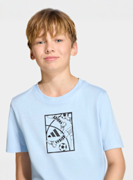 adidas Originals, Football Tee, blue, Image 3 of 5