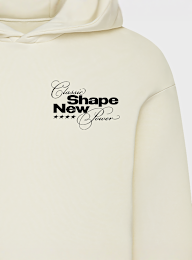 Mister Tee, Classic Shape New Power Fluffy Hoody whitesand, beige, Image 3 of 4