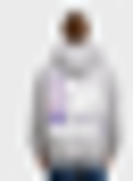 Mister Tee, Manga Girl Fluffy Hoody heathergrey, grey, Image 1 of 4