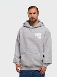 Mister Tee, Manga Girl Fluffy Hoody heathergrey, grey, Image 2 of 4