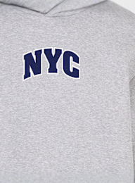 Mister Tee, NYC College Letters Fluffy Hoody, grijs, Afbeelding 3 van 3