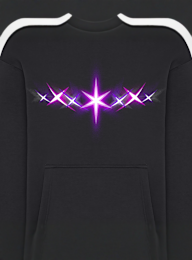 Mister Tee, Startlights Fluffy Hoody, zwart, Afbeelding 3 van 3