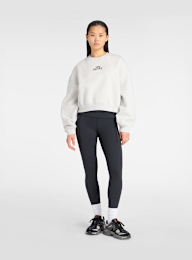 New Balance, Linear Heritage Fleece Crew rich oak, grey, Image 4 of 4