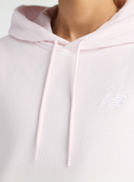 New Balance, Sport Essentials Fleece Hoodie, Pink, Image 3 of 4