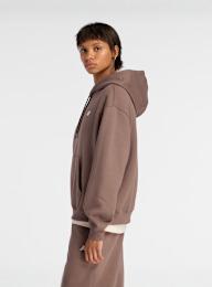 New Balance, Sport Essentials Fleece Hoodie, brown, Image 2 of 5