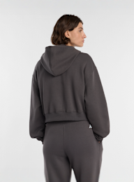 New Balance, Reimagined Fleece Full Zip, black, Image 2 of 5