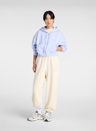 New Balance, Linear Heritage Fleece Full Zip, blauw, Afbeelding 6 van 6