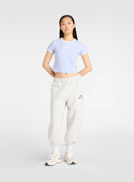 New Balance, Linear Heritage Ringer T-Shirt, blue, Image 5 of 5