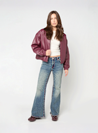 Decibel, Padded PU Jacket, red, Image 4 of 4