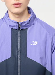 New Balance, Utility Woven Jacket, blue, Image 3 of 5
