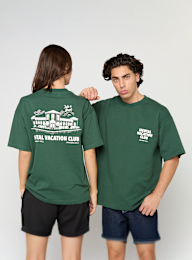 Another Cotton Lab, Mental Vacation Oversized T-Shirt, green, Image 1 of 6