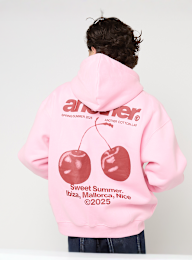 Another Cotton Lab, Another Sweet Summer Oversized Zip Hoodie, light pink, Image 2 of 6