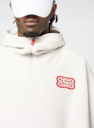 BSB x SNIPES, BSB x Snipes Sherpa Track Hoodie, wit, Afbeelding 3 van 7