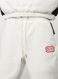 BSB x SNIPES, BSB x Snipes Sherpa Track Pants, white, Image 5 of 7